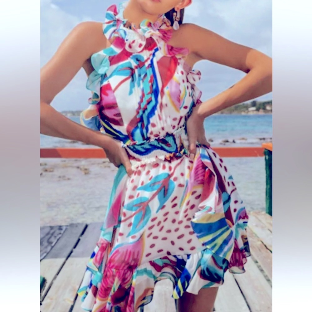 PatBo open back summer dress S $650 NEW